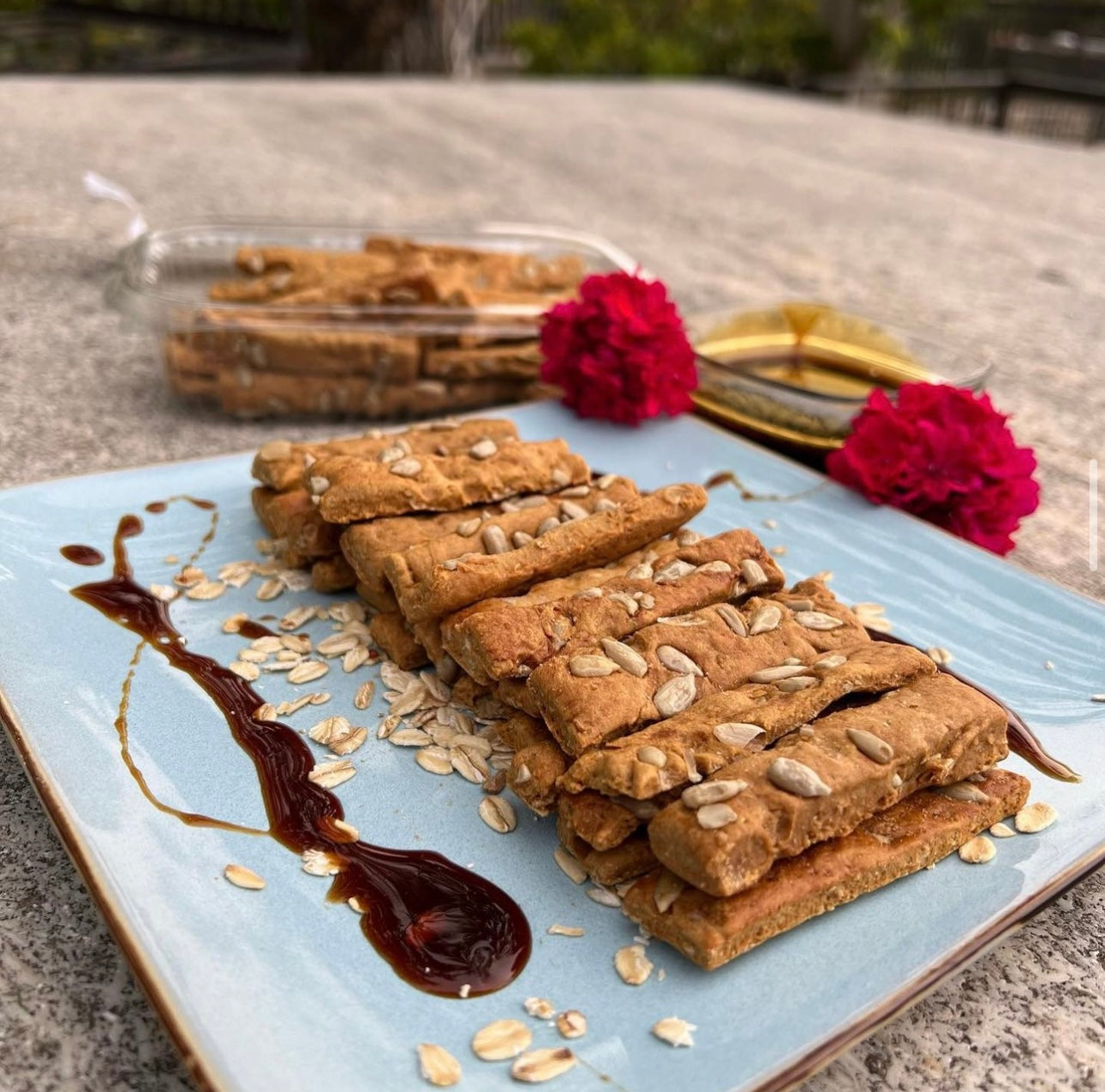 Oat Kaak With Sunflower Seeds